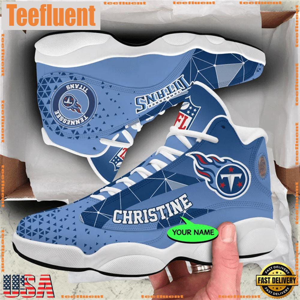 Tennessee Titans NFL Personalized Jordan 13 Shoes