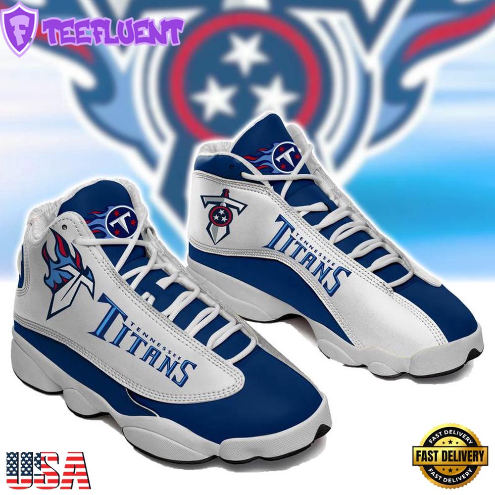 Tennessee Titans NFL Ver 4 Air Jordan 13 Sneaker - Gift For Fans