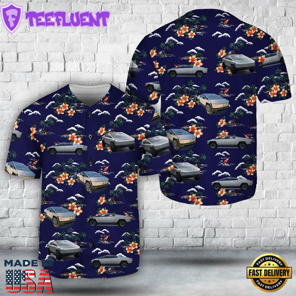 Tesla Cybertruck Baseball Jersey