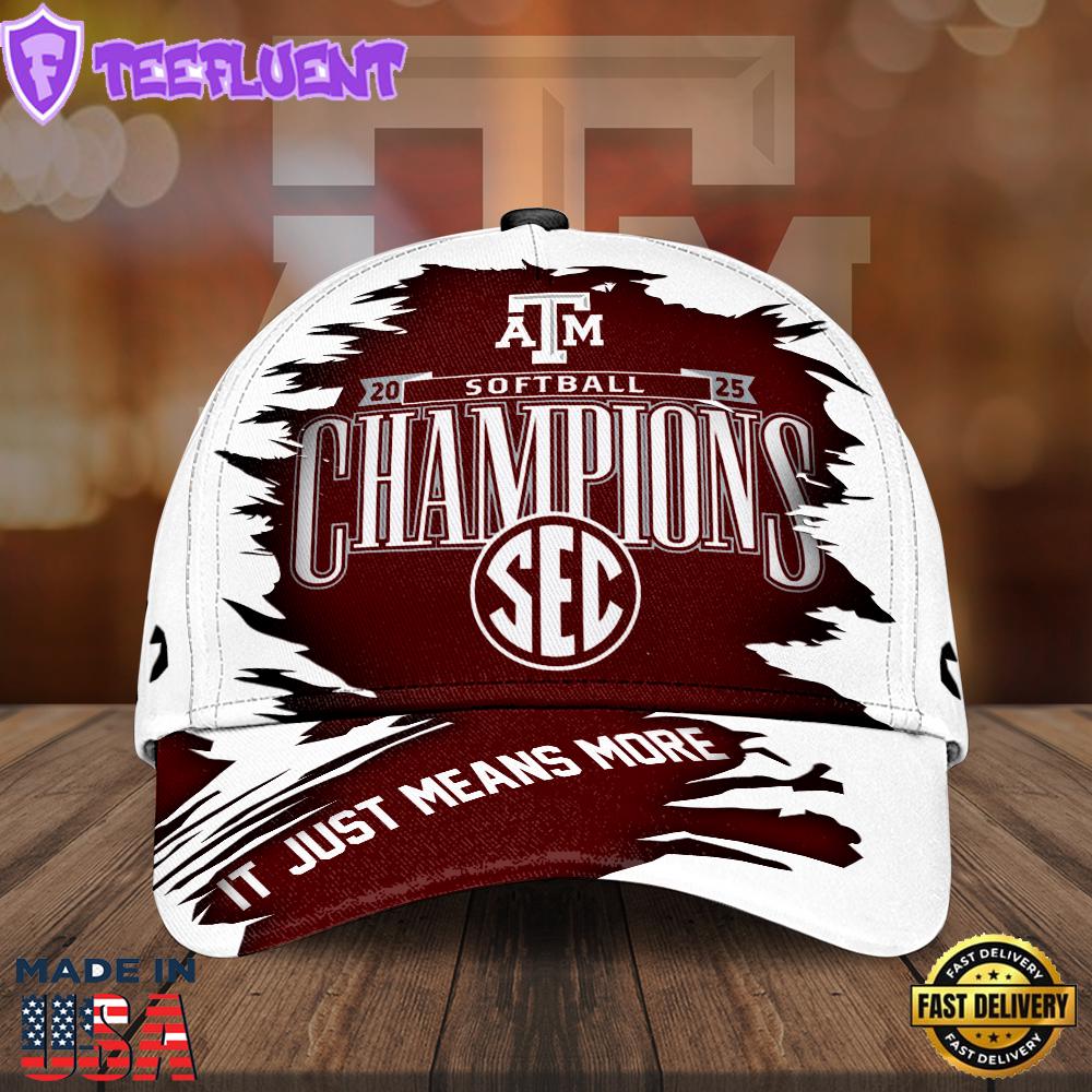 Texas A&ampM Aggies Women's Softball Classic Custom 3D Caps