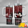 Texas A&M Aggies NCAA Mickey Mouse Custom Stanley Quencher 40oz Stainless Steel Tumbler With Handle