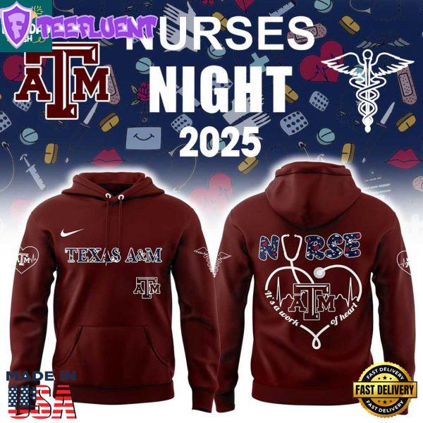 Texas A&M Aggies Nurses Honor Night 2025 Hoodie