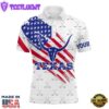 Texas Flag Longhorn Mens Custom Patriotic