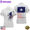 Texas Golf Wear For Mens Custom Name Patriotic Texas Flag Golf Polo Unique Gifts For Golf Lovers