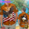 Texas Longhorns Eagle US Flag Hawaiian Shirt