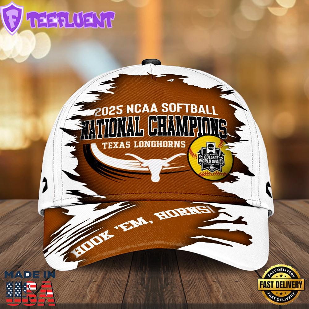 Texas Longhorns Women's Softball Classic 3D Cap Hot 2025