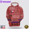 Texas Merry Christmas All Over Print 3D Hoodie