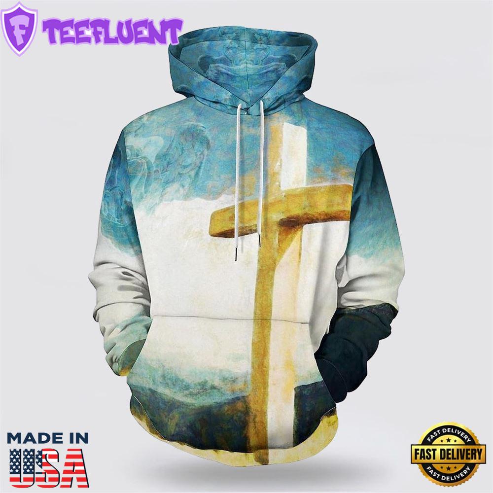 The Cross 3D Hoodies For Women Men