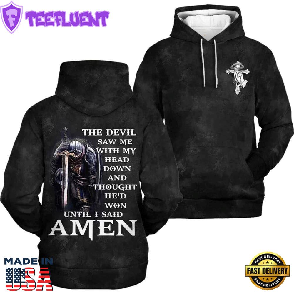 The Devil Saw Me With My Head Down Hoodies