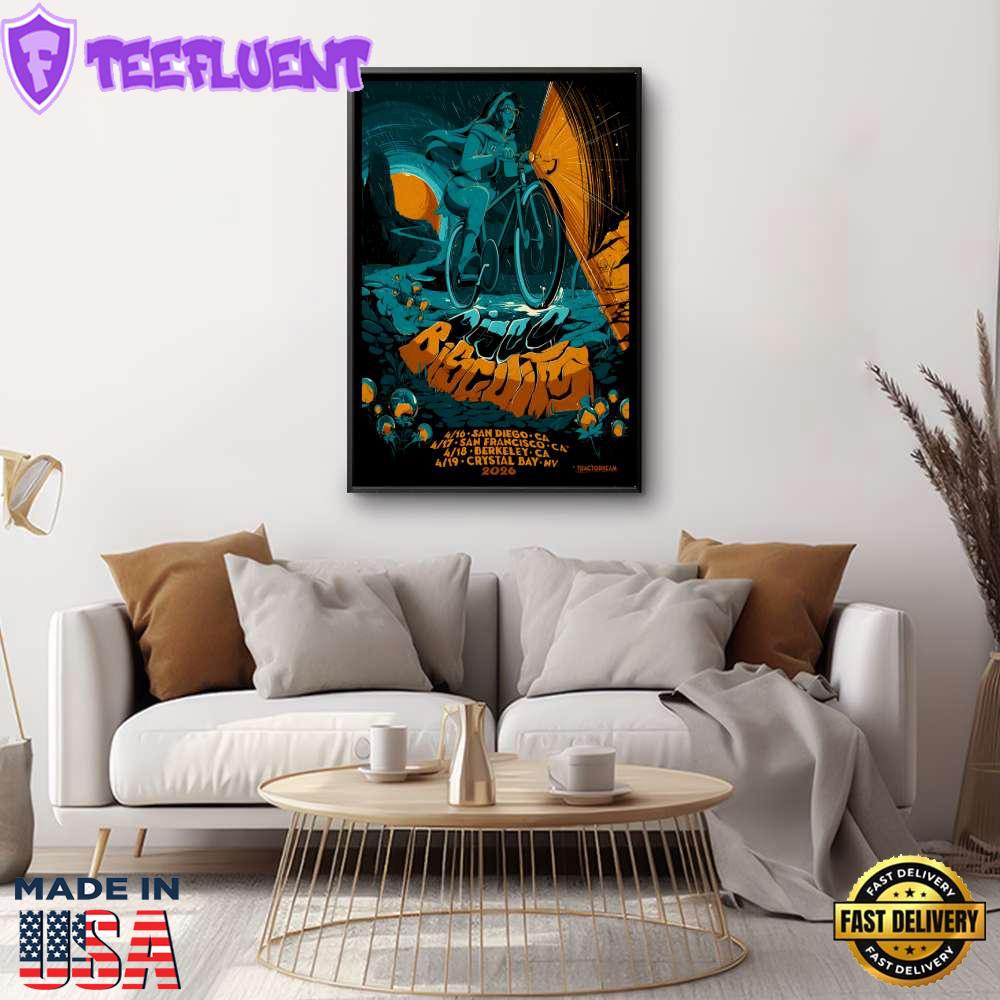 The Disco Biscuits Bicycle Day West Coast Tour April 2026 Poster