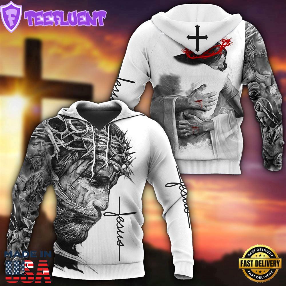 The Embrace Of God 3D Hoodie