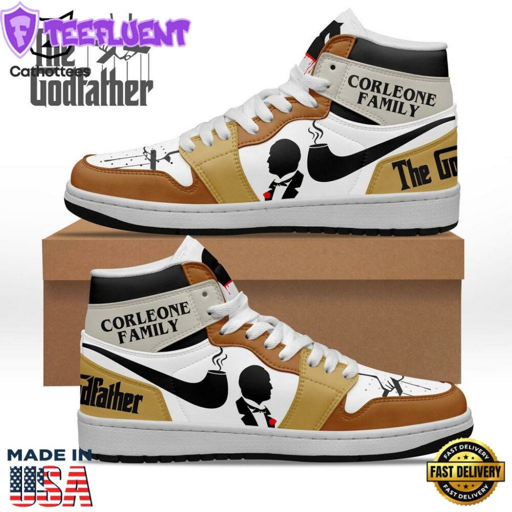 The Godfather Corleone Family Design Air Jordan 1 High Top