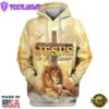 The Hand Of Jesus Lion And Lamb Hoodie Jesus Is My Savior Hoodies Jesus Hoodie