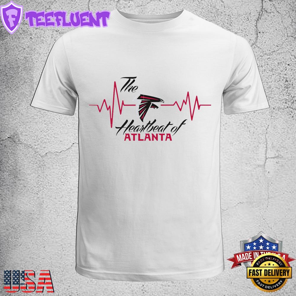 The heartbeat of Atlanta Falcons Unisex T-Shirt