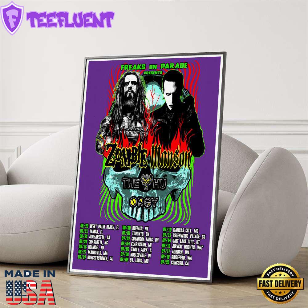 The HU North America 2026 Tour Poster