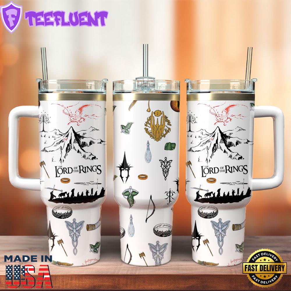 The Lord Of The Rings Movie Custom Stanley Quencher 40oz Stainless Steel Tumbler