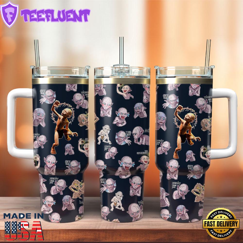 The Lord Of The Rings Movie Custom Stanley Quencher 40oz Stainless Steel Tumbler With Handle