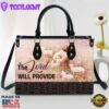 The Lord Will Provide Leather Handbag Christ Gifts Leather Bags