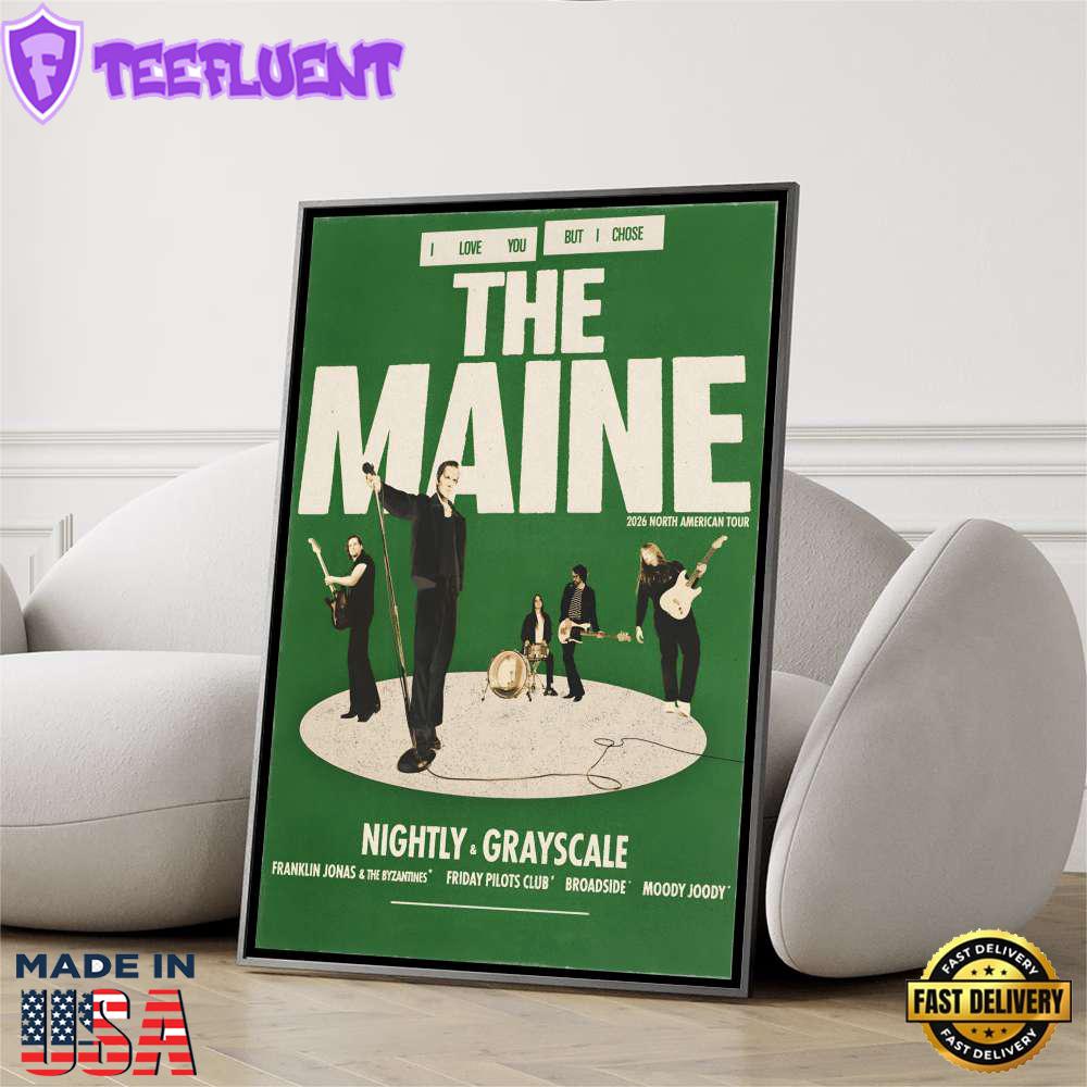 The Maine 2026 North American Shows Poster