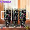 The Nightmare Before Christmas Movie And Blink 182 Music Custom Stanley Quencher 40oz Stainless Steel Tumbler With Handle