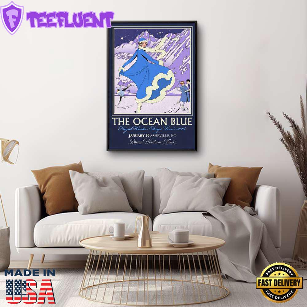 The Ocean Blue Tour Asheville NC Jan 29 2026 Poster