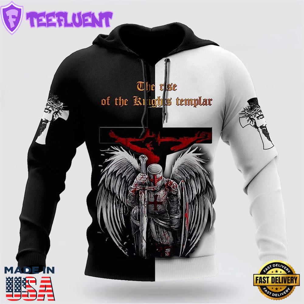 The Rise Of Knight Templar 3D Hoodies For Women Men