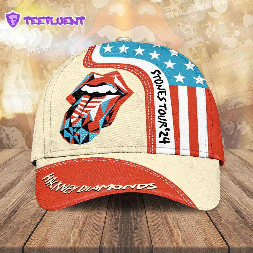 The Rolling Stones Hackney Diamonds All Over Print Classic Caps