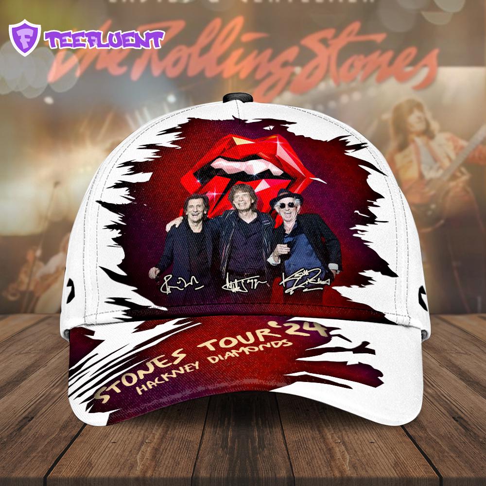 The Rolling Stones Hackney Diamonds Music All Over Print Classic Caps