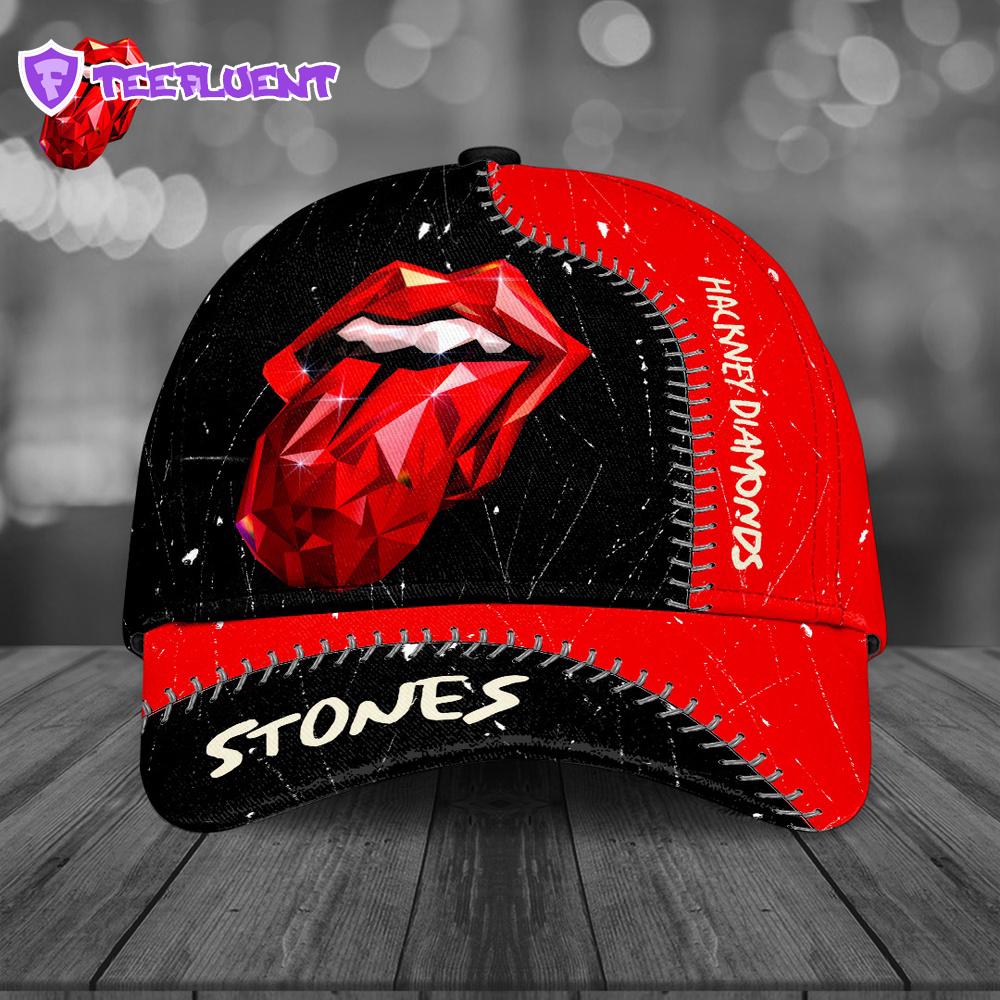 The Rolling Stones Music Pattern All Over Print Classic Caps