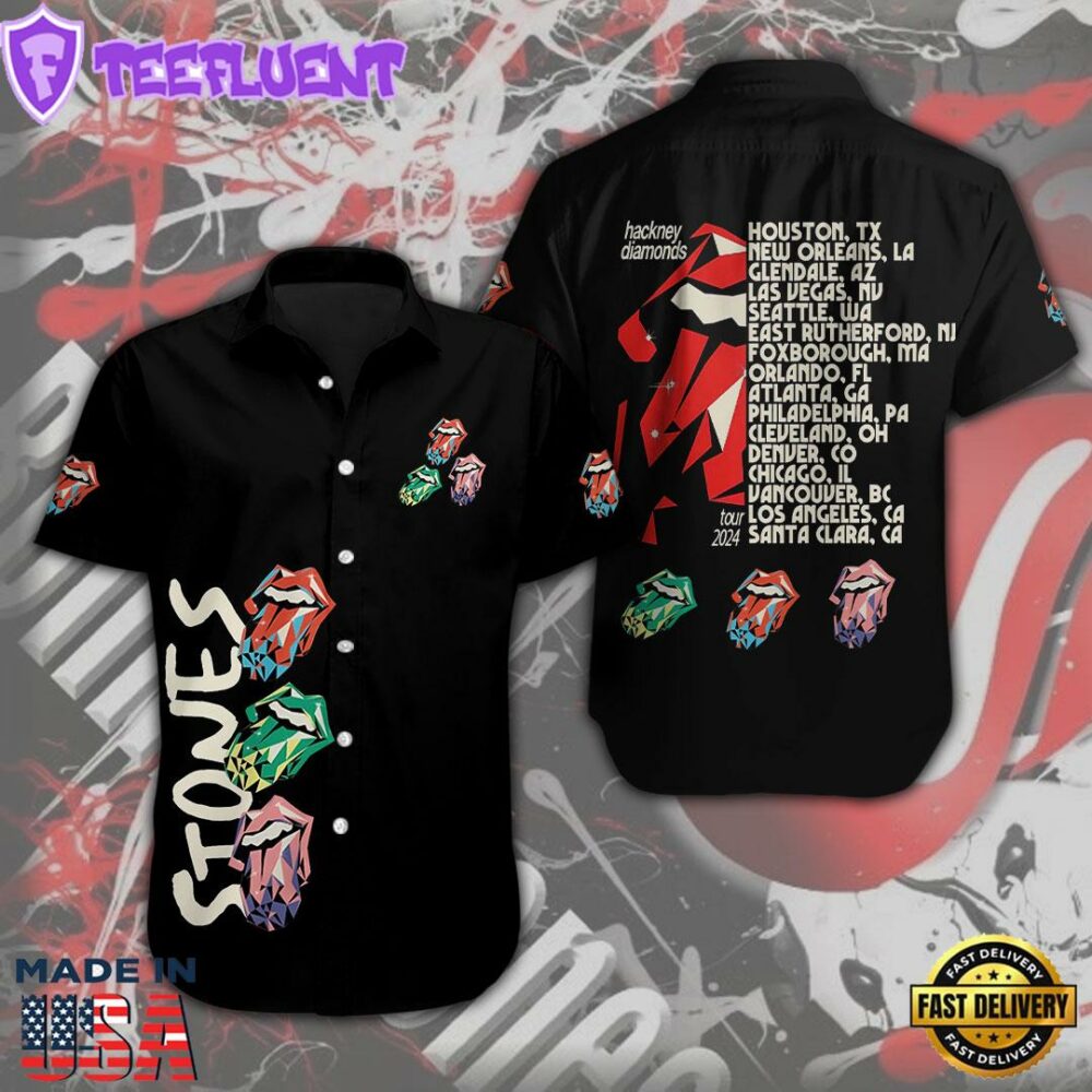 The Rolling Stones Short Sleeve Dress Shirt Summer 2025