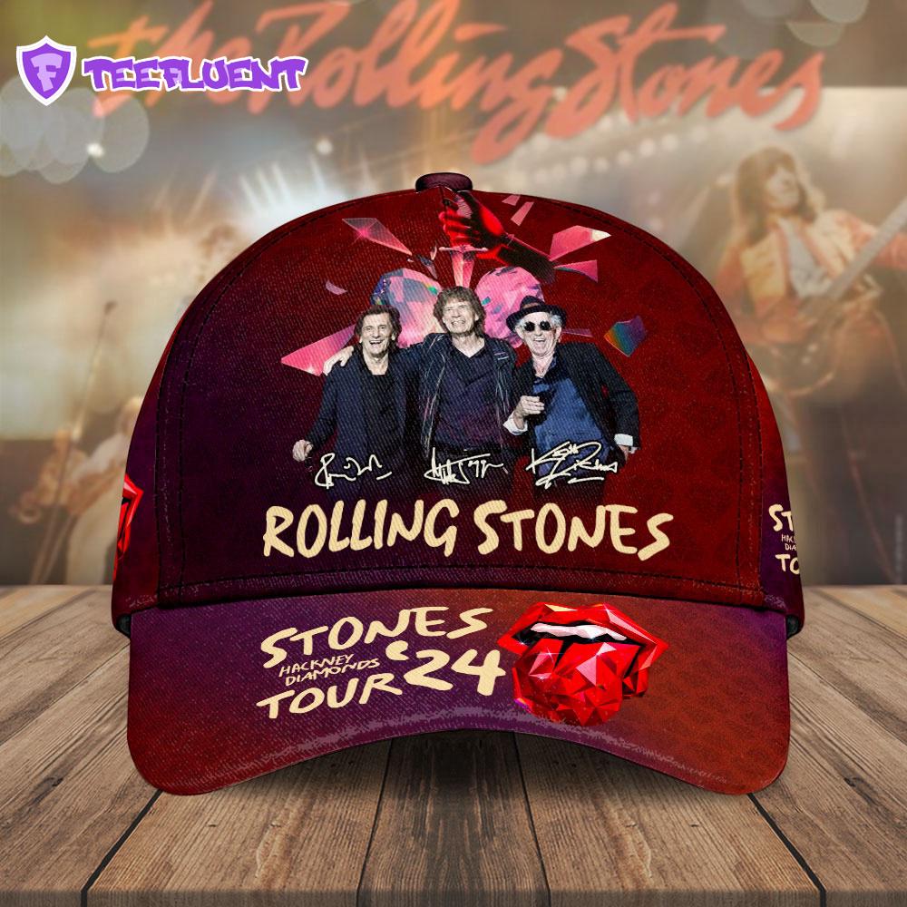 The Rolling Stones Tour All Over Print Classic Caps