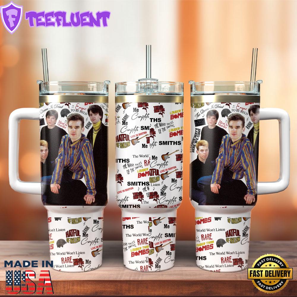 The Smiths Band Music Custom Stanley Quencher 40oz Stainless Steel Tumbler
