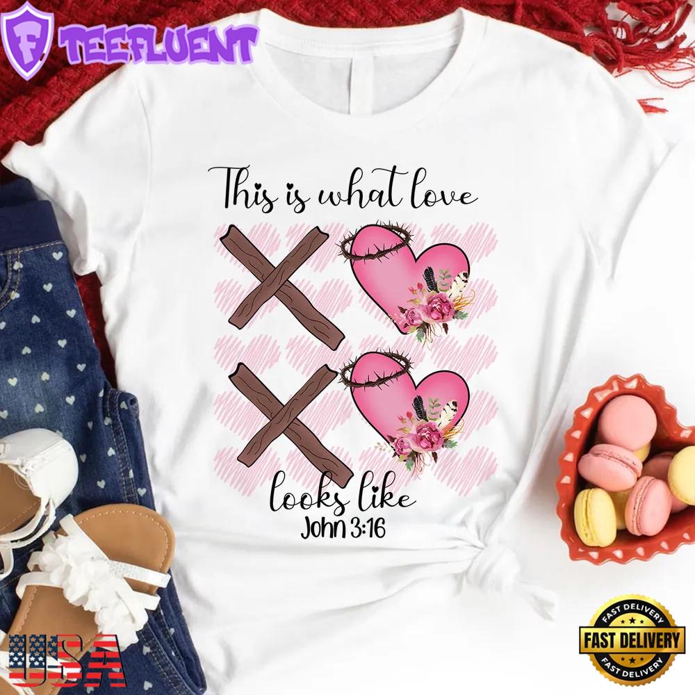 This Is What Love Looks Like Valentine Unisex T-Shirt