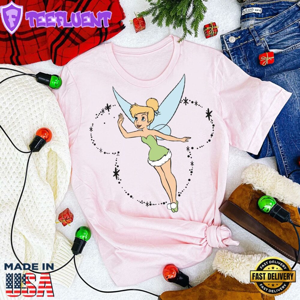 Tinkerbell Mickey Ear Disney Shirt Matching Family Disneyworld Peter Pan Tee
