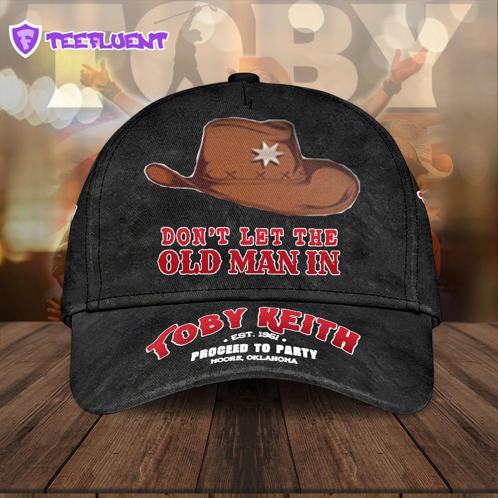 Toby Keith Don't Let The Old Man In All Over Print Classic Caps