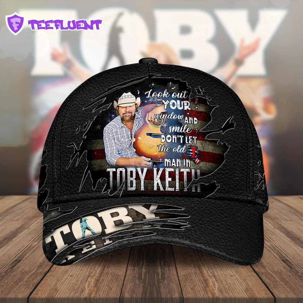 Toby Keith Music Look Out Your Window And Smile Don't Let The Old Man All Over Print Classic Caps
