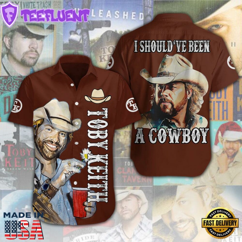 Toby Keith Short Sleeve Dress Shirt For Fans