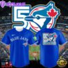 Toronto Blue Jays New Logo for 2026 to celebrate their 50th seaso Baseball Jersey-Blue For Man And Women 3 Toronto Blue Jays New Logo for 2026 to celebrate their 50th seaso Baseball Jersey-Blue