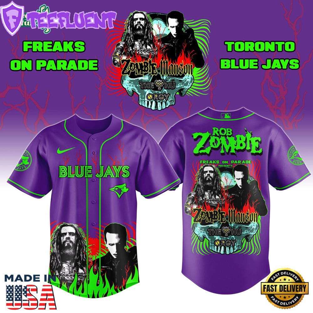 Toronto Blue Jays x Freaks On Parade Tour 2026 Colab Jersey Limited Edition
