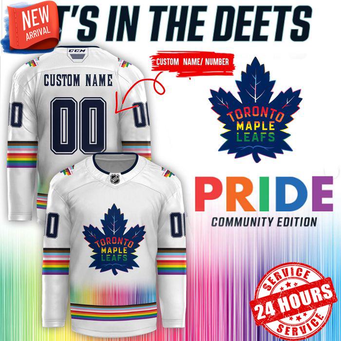 Toronto Maple Leafs x Pride Community Edition 2024 Hockey Jersey