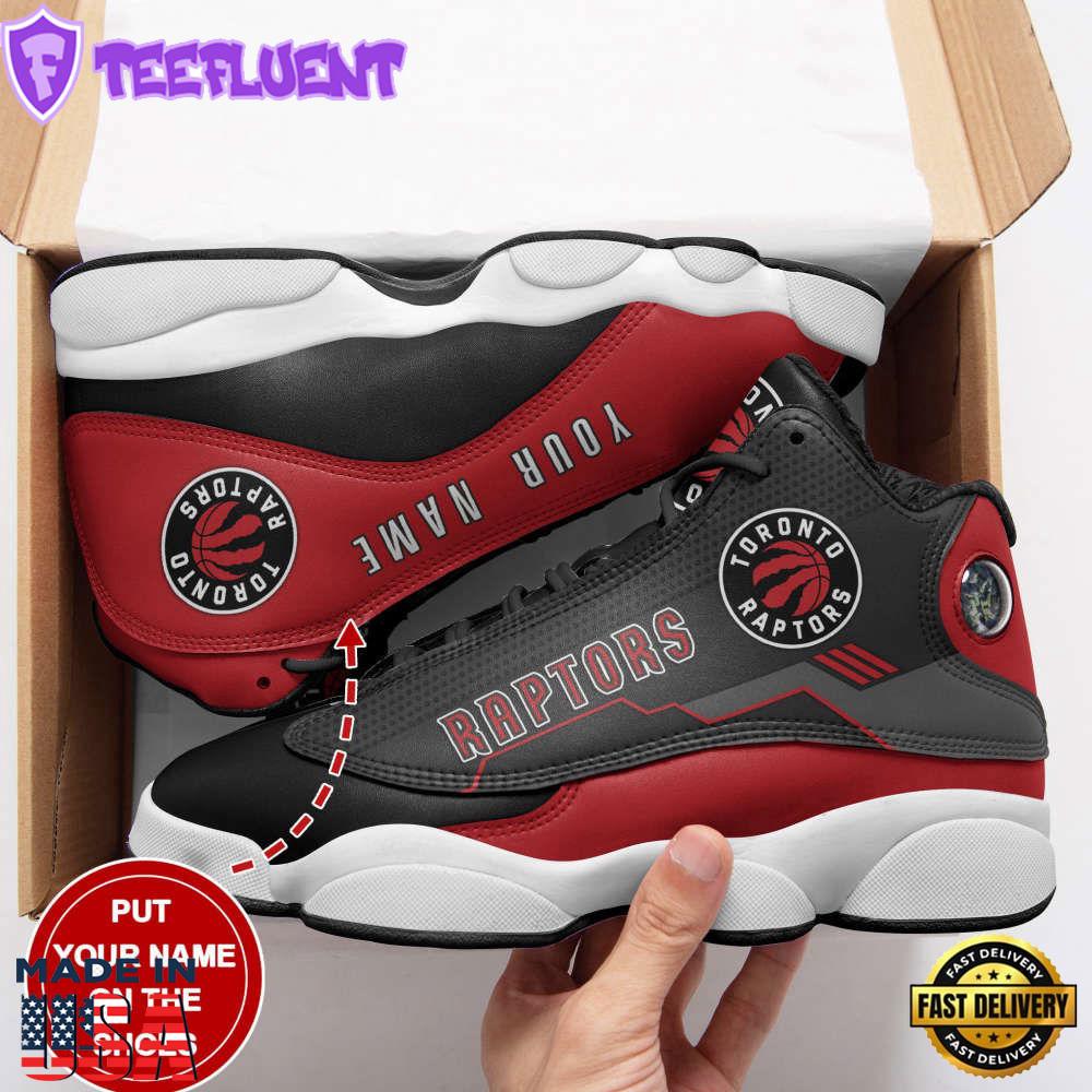 Toronto Raptors Custom Name Air Jordan 13 Sneakers