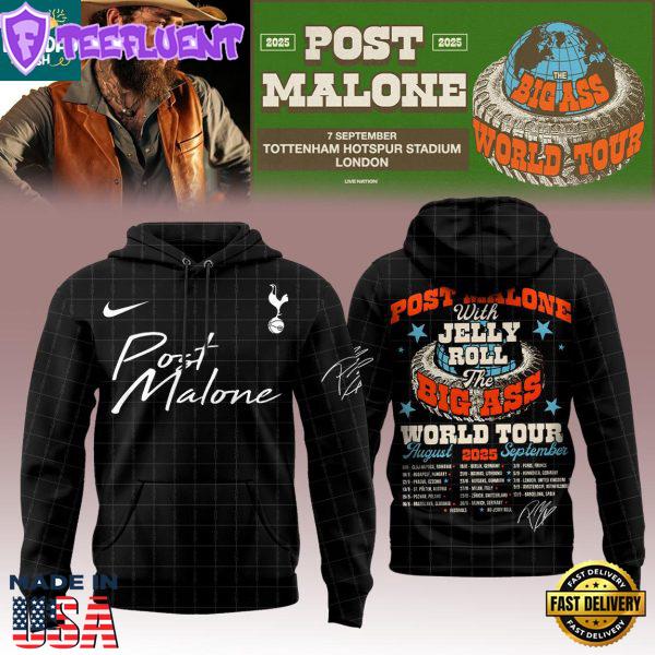 Tottenham Hotspur Post Malone UK Tour 2025 Celebrating Hoodie