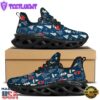 Tree Merry Christmas Print Pattern Black Max Soul Shoes
