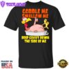 Turkey Gobble Me Swallow Me Drip Gravy Down Side Of Me T-Shirt Funny Thanksgiving Shirt Design