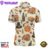 Turkey Thanksgiving Golf Men Polo Shirt Autumn Seamless Custom