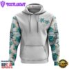 Turquoise Rose Faith 3D Hoodie