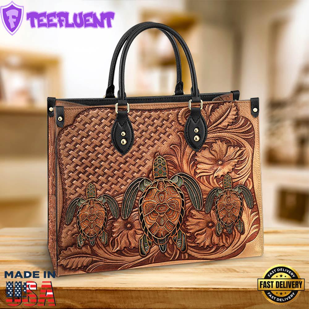 Turtle Leather Bag Gift Ideas For Turtle Lovers Christ Gifts Leather Bags