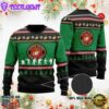 Unifinz Veteran Sweater Us Marine Corps Seal Green Black Christmas Pattern Veteran Ugly Sweater