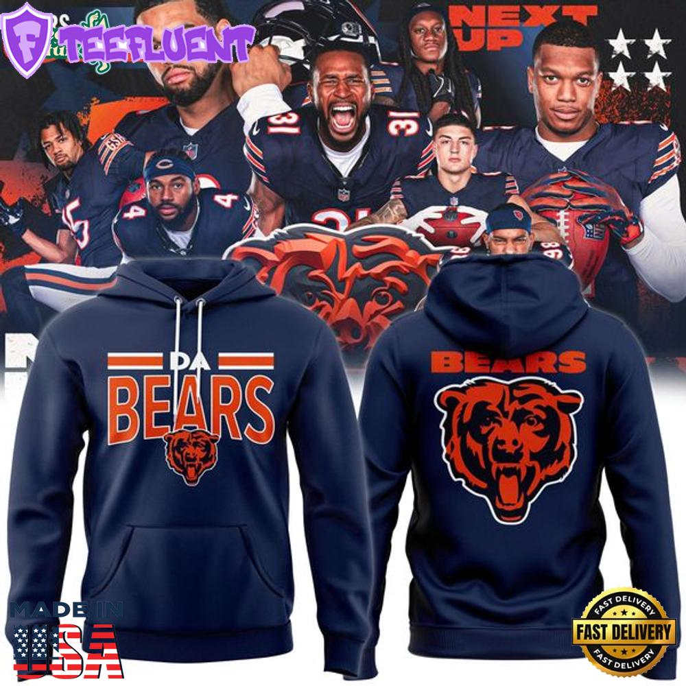 Unisex Chicago Bears Navy Da Bears Hoodie-Navy (Updated Version)