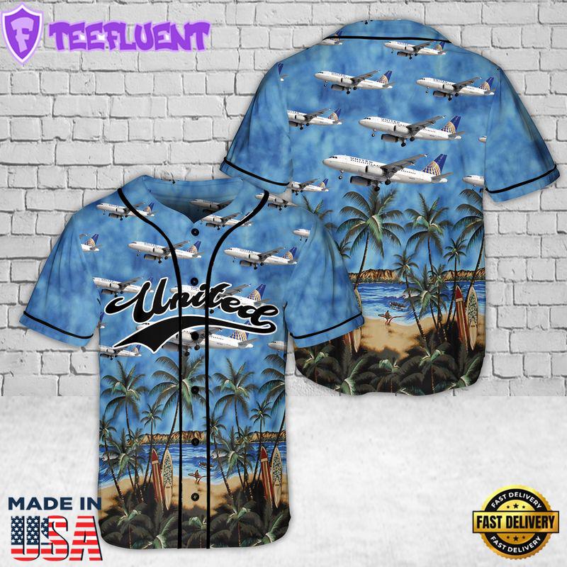 United Airlines Hawaiian Baseball Jersey